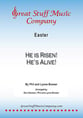 He is Risen! He's Alive! SATB choral sheet music cover